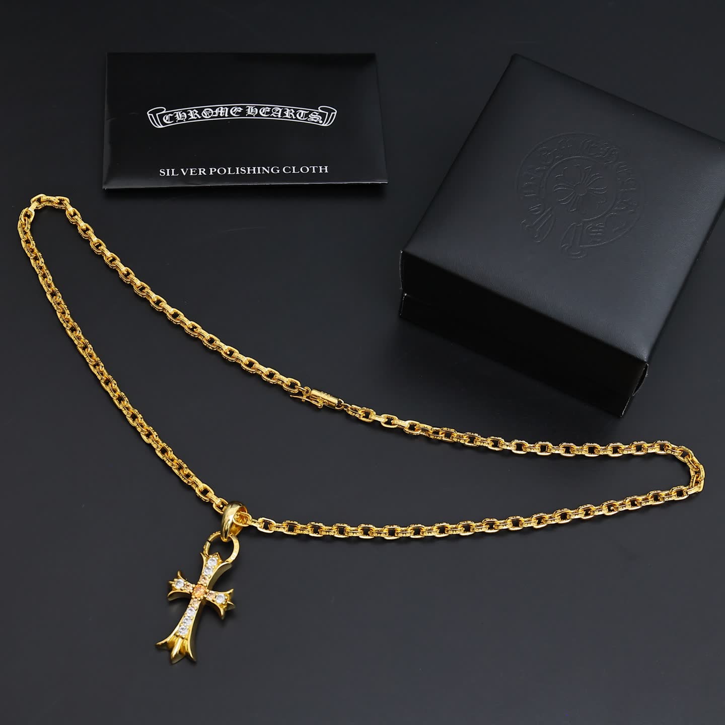 Chrome Hearts The Heartsoul Cross Pendant Necklace